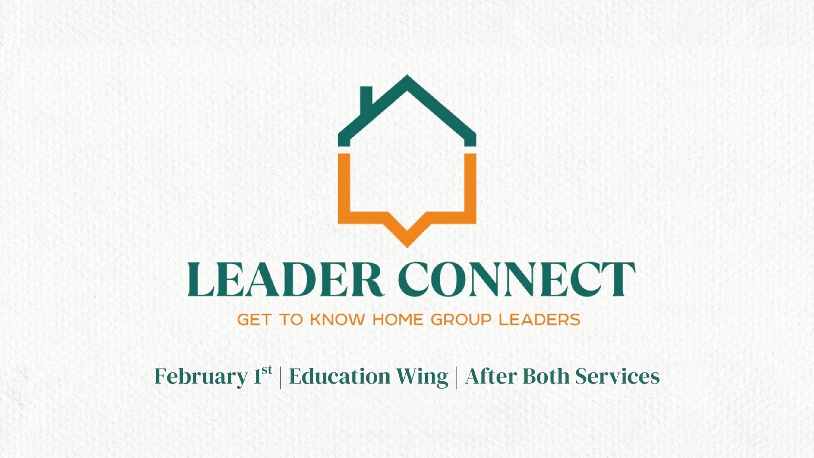 Leader Connect This Sunday